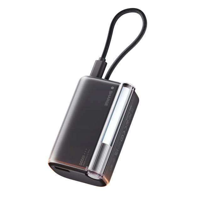 Powerbank Sharge Flow 3 10000mah 100w Usb-c Kabel Schwarz Schnell