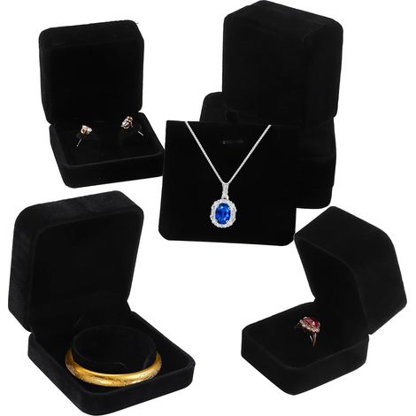 5-teiliges Schmuckgeschenkset, Schmuckkästchen, Geschenkboxen Für Ringe, Ohrringe, Schmuckverpackungen Für Anhänger Für Hochzeiten, Verlobungen Und Valentinstag