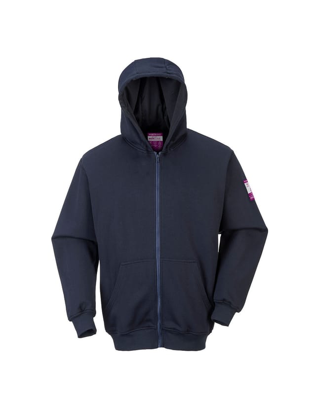 Kapuzensweatshirt Mit Reißverschluss Marine S - Fr(38-40) - Uk(30-32)