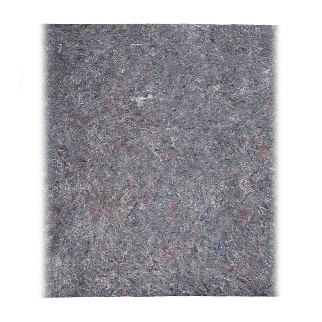 Relaxdays Malervlies, Abdeckvlies Rolle, 1 M X 50 M = 50m², Rutschfest, Wasserabweisend, 300g/m², Streichen, Umzug, Grau