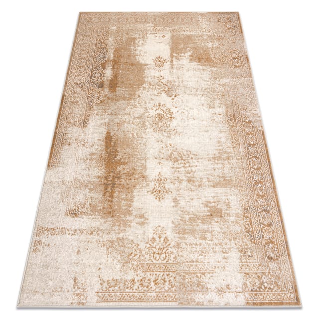 Rugsx - Teppich Wolle Nain Ornament, Rahmen, Vintage 7699/51955 Beige Beige 120x170 Cm