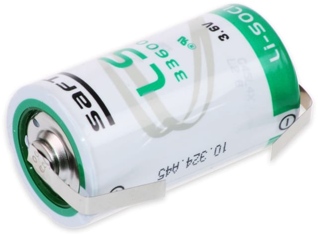 Saft - Lithium-batterie Ls 33600-cnr, D, Mit U-lötfahne, 3,6 V-, 17000 Mah