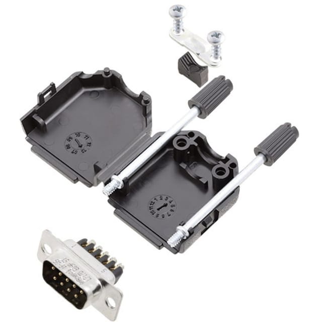Amphenol L17dppk25-bk+l717db25pst D-sub Stiftleisten-set 180 ° Polzahl: 25 Schrauben 1 St.