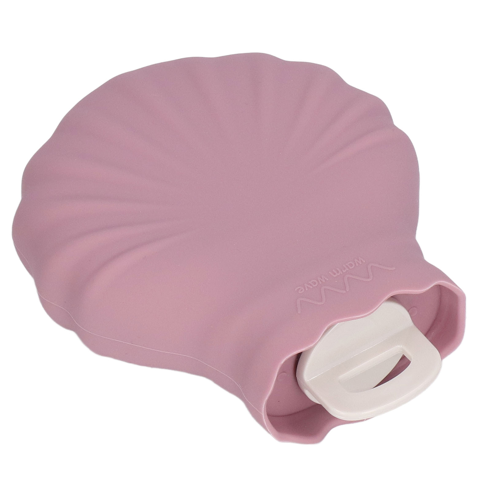 300 Ml Silikon-wärmflasche In Muschelform Mit Ce/rohs-zertifiziertem Plüschbezug, Wiederaufladbarer, Auslaufsicherer Handwärmer, Tasche Für Heißes/kaltes Wasser, Niedliches Motiv, Stoßfest (lieferung