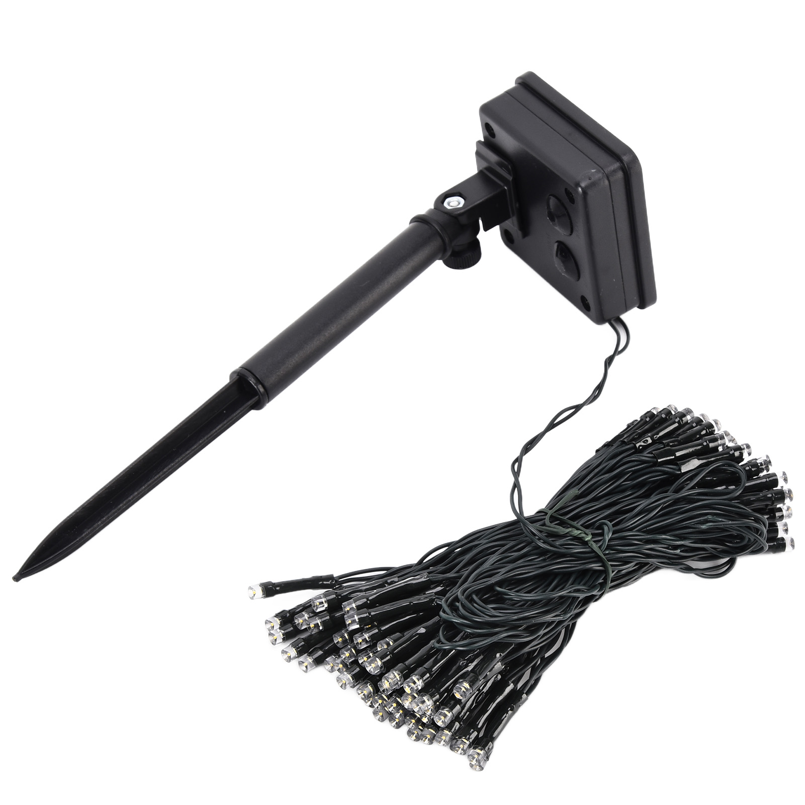 12 M Lange Led-solar-lichterkette, 100 Leds, Warmweiß, Wasserdicht, Für Garten, Terrasse, Rasen, Außendekoration, 8 Funktionen, Eingebauter Akku