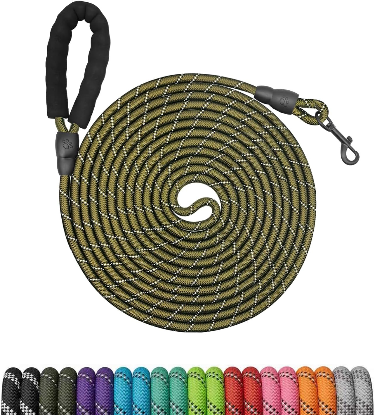 Hunde-lanyard, 5 M Lange Trainingsleine Mit Komfortgriff Und Karabinerhaken, Langes Leinen-befestigungsseil Für Kleine Und Mittelgroße Hunde