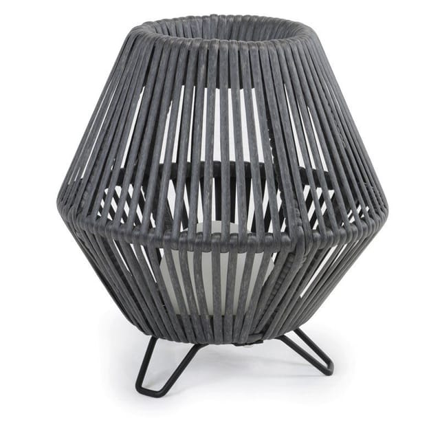 Tischlampe Cristher Metall 35 Cm Grau