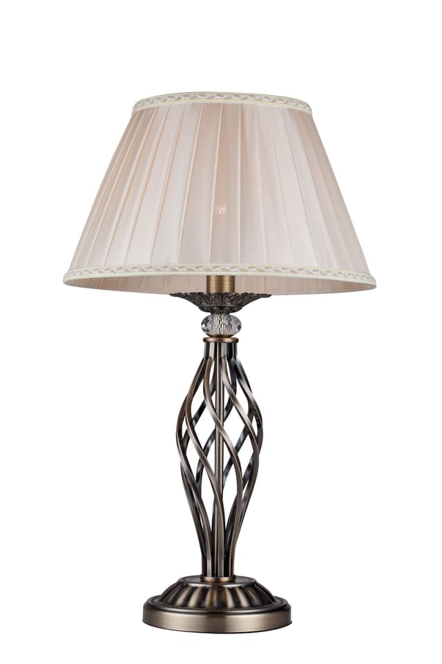 Klassische Tischlampe Mit Stoffschirm Grace Maytoni