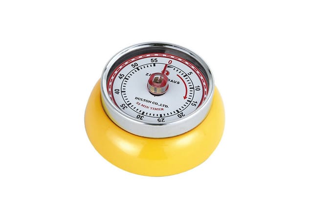 Zassenhaus Geschwindigkeits-timer Gelb Retro Design 60 Minuten