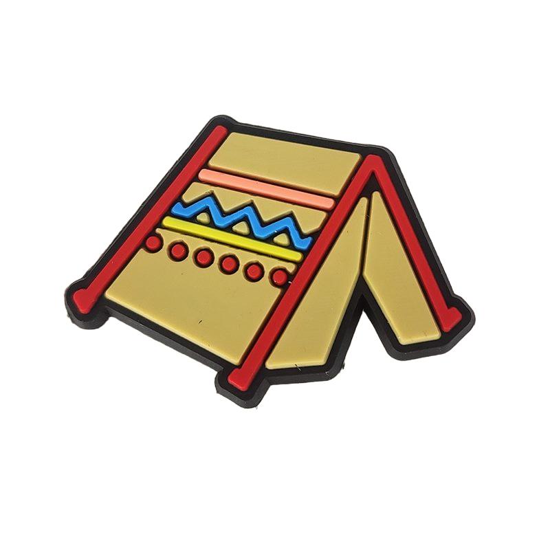 Gummi-dekorationsnadel Für Crocs-emblem-patch, Campingzelt 103-06 Os