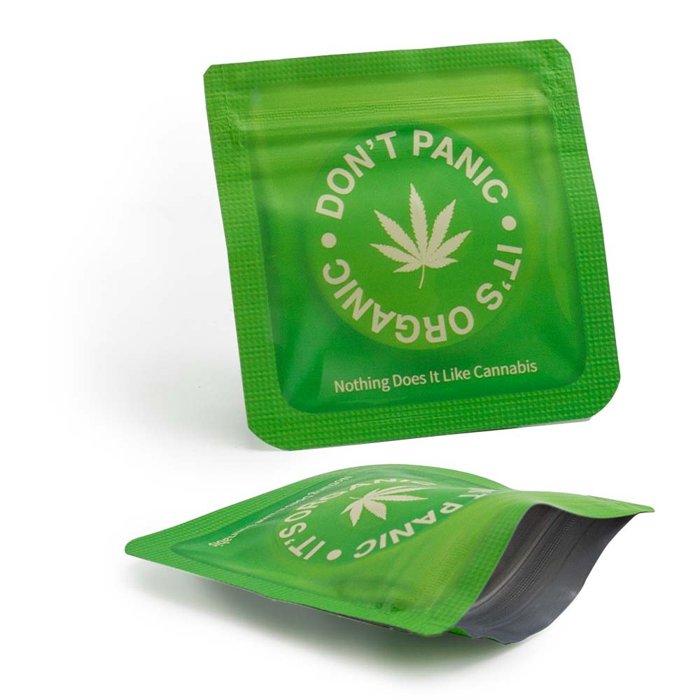 Don't Panic Ziplock-beutel 64x64mm