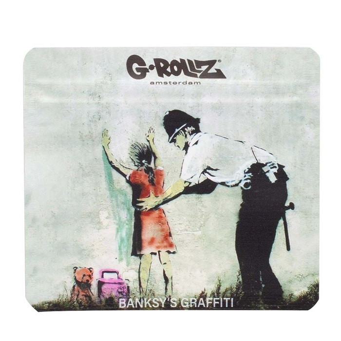 Banksys „girl Being Frisked“ 90x80mm Ziploc-beutel