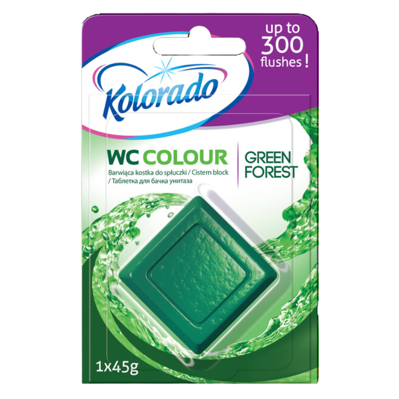 Kolorado Wc Colour Green Forest Toilettenwürfel 45g