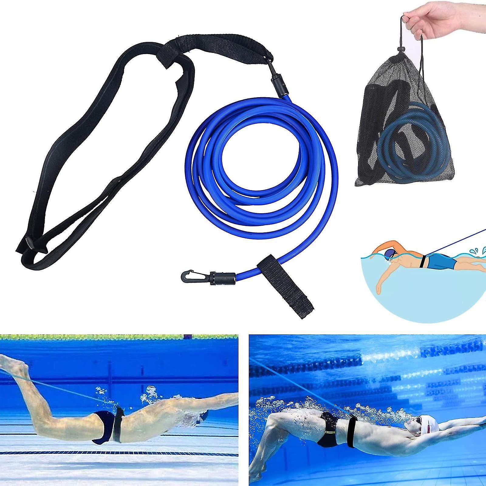 Justerbart Simmbälte Für Pool, Simmbälte Für Poolhangande Trenning, Bungee-simulation