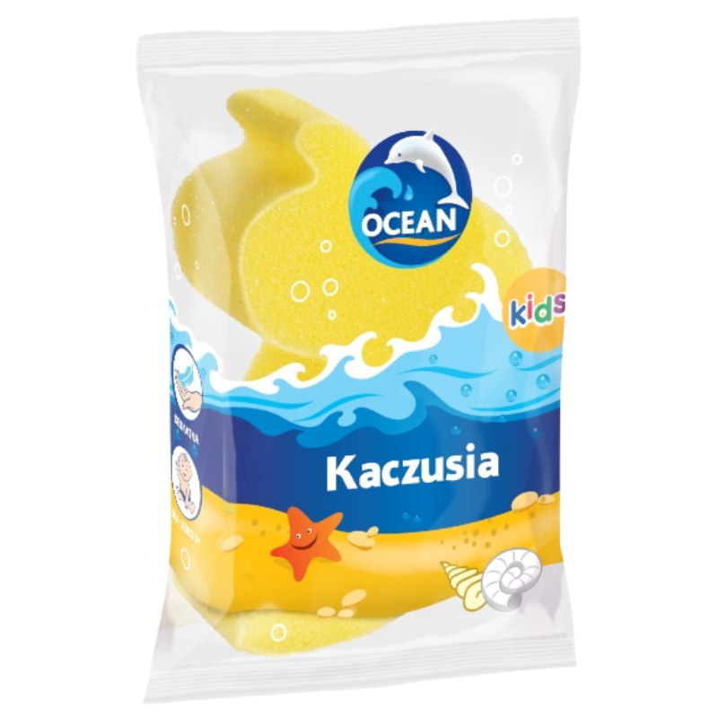 Badeschwamm Mit Ozeanente Für Kinder, 1 Stück