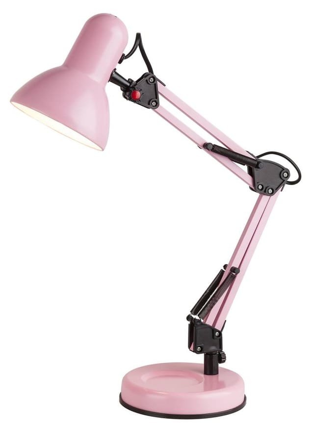 Schreibtischlampe Für Mädchen, Rosa, E27, Samson 4179 Rabalux