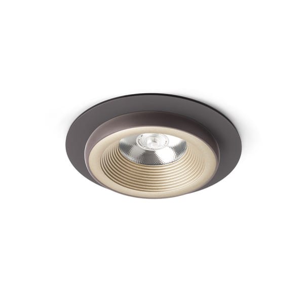 Faretto Sharm R I Da Incasso Oro Perlato/marrone 230v Led 10w 24° 3000k