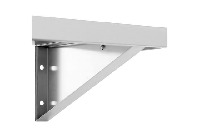 Wandhängendes Küchenregal Aus Stahl, Bis 80 Kg, 120 X 40 Cm