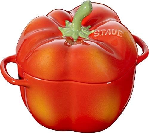 Pulverset De 4 Paprika Cocotte 0.5qt/0.47 L Keramik Keramik Keramik Brunnenform - Staub