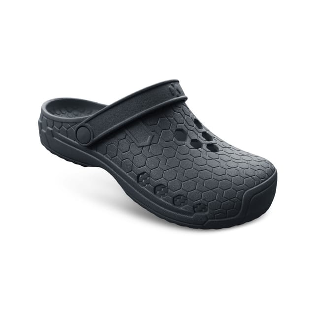 Tams® Unisex Gartenclogs Mit Schnalle"hex Clap" Aus Weichem Eva Schwarz 45