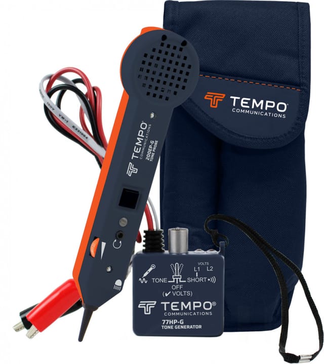 Tempo 701k Set Von Sonden Schwarz Für Elektrische Messungen