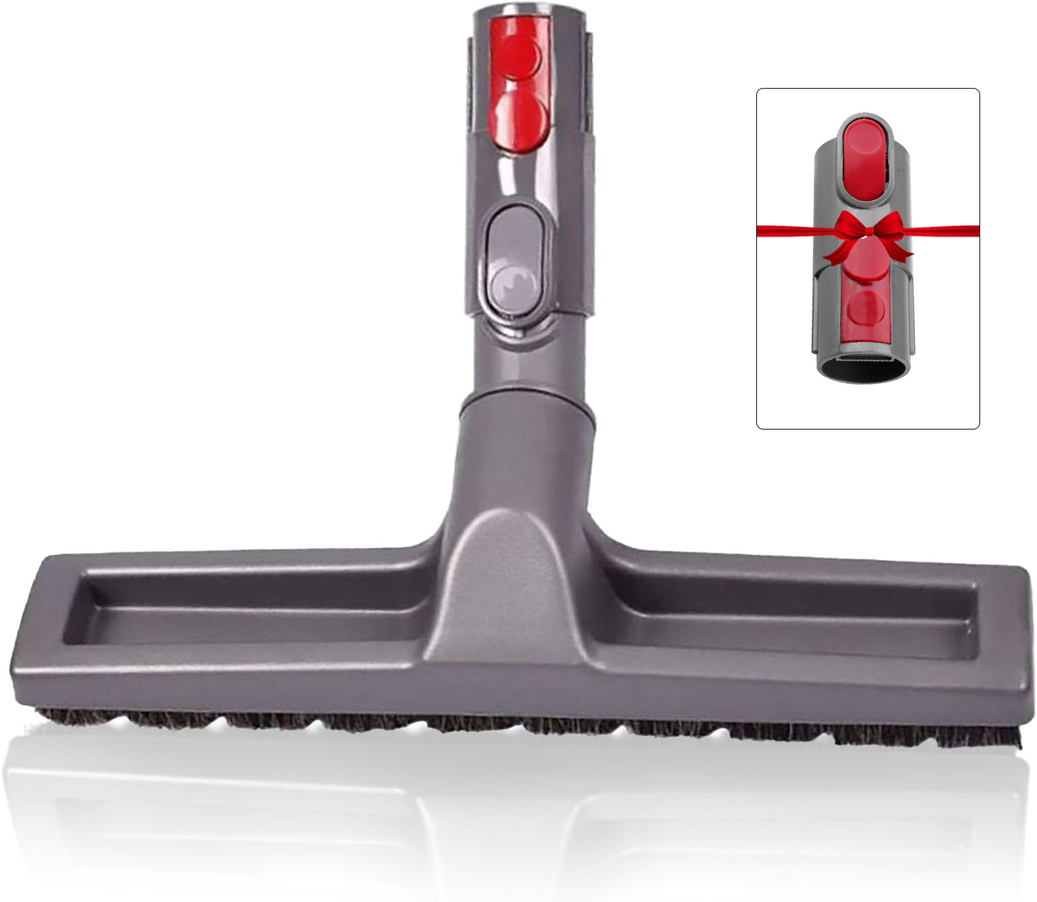 Roleader – Parkettbürste Für Dyson V7, V8, V10 Und V11 Staubsauger – 30 Cm Breite Für Die Reinigung Unter Möbeln – Inkl. Netzteil – Dc33c