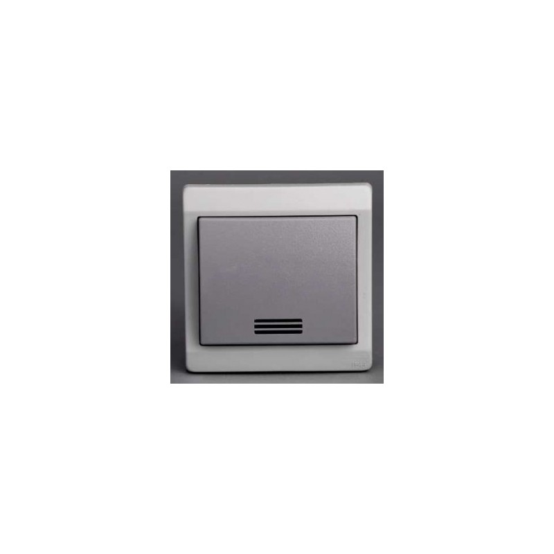 Schneider Enn34221 Leuchtender Wechselschalter – Grau – Unterputz – Ip44 Ik08