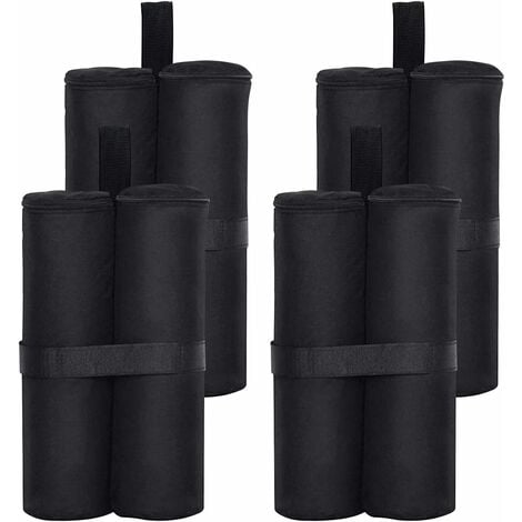 4er-pack Pavillon-sandsäcke In Industriequalität, Robust, Doppelt Genäht, Sandsack-zelt, Pop-up-überdachung, Gewichtete Fußtasche