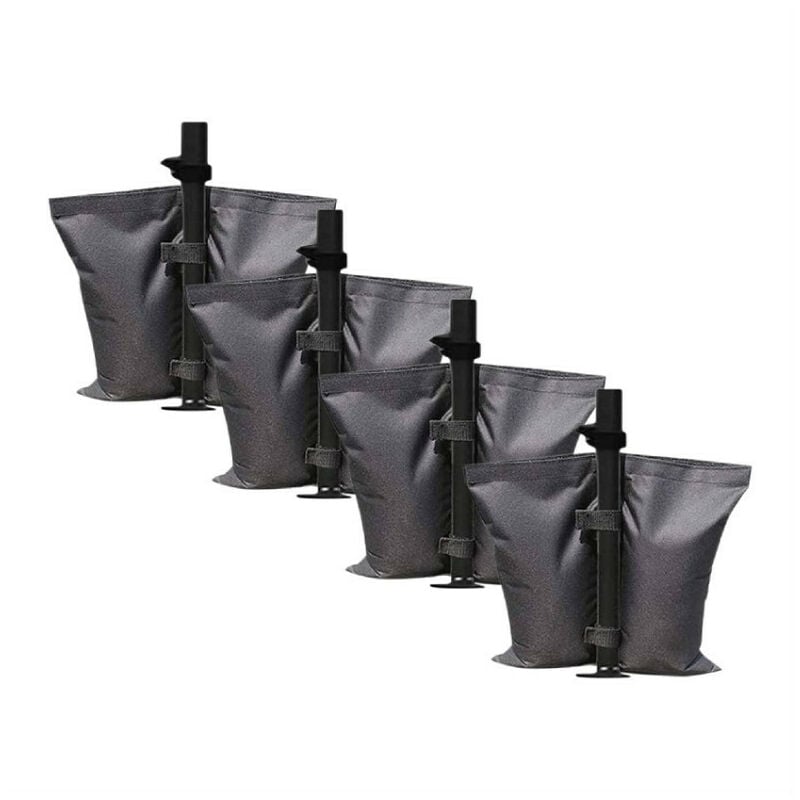 4er-pack Sandgewichte In Industriequalität, Doppeltaschen-gewichtstaschen, Beingewichte Für Schattenzelt, Regenschirm, Gewichtetes Trampolin