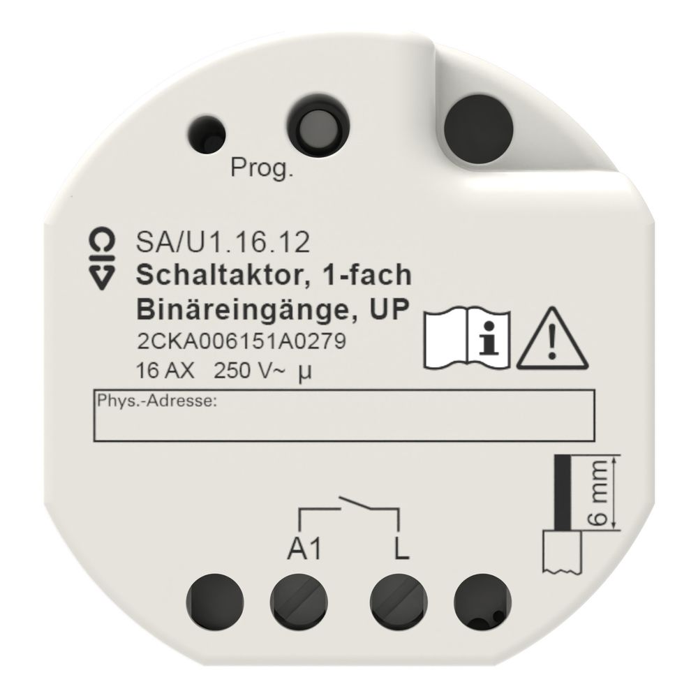 Busch Jaeger Schaltaktor 1fach Sa/u1.16.12 230v Unterputz