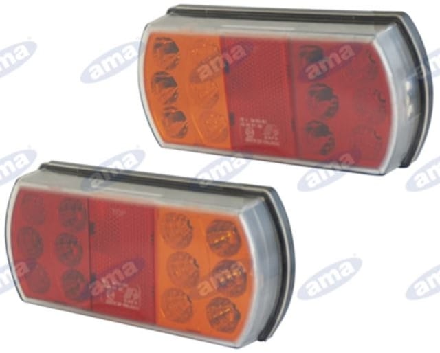 Linkes Rücklicht Led 165x80x35mm Traktor Maschine 12-24v