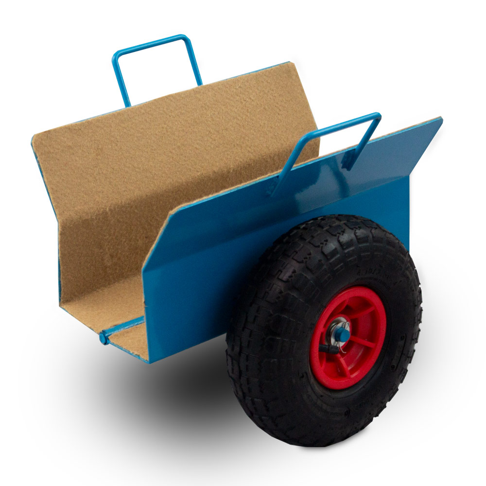 Plattenklemmwagen Plattenkarren Transportwagen Plattenwagen Transporthilfe Trockenbau Rollwagen Bis 275kg Mit Luftbereifung - Bituxx