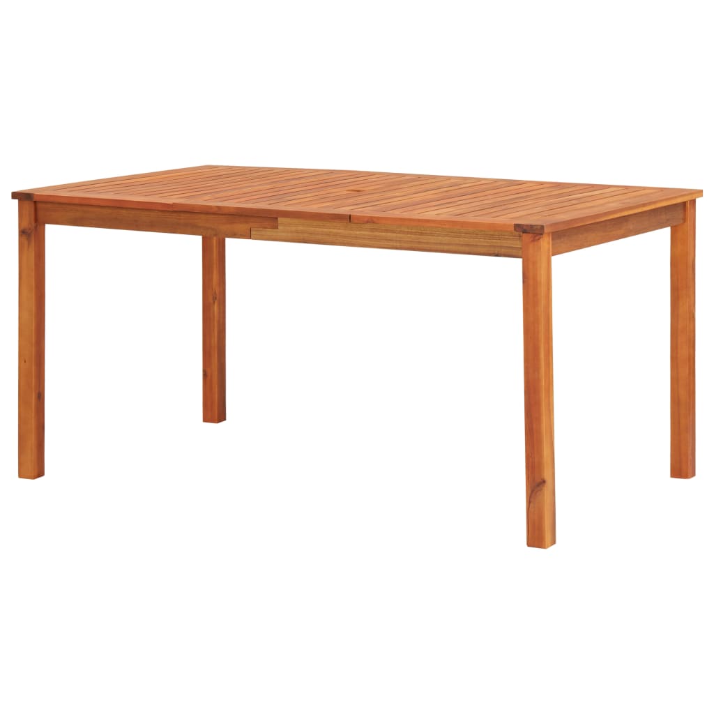 Bonnevie - Gartentisch,terrassentisch,gartenmöbel,balkontisch 150x90x74 Cm Akazie Massivholz Vmec602824