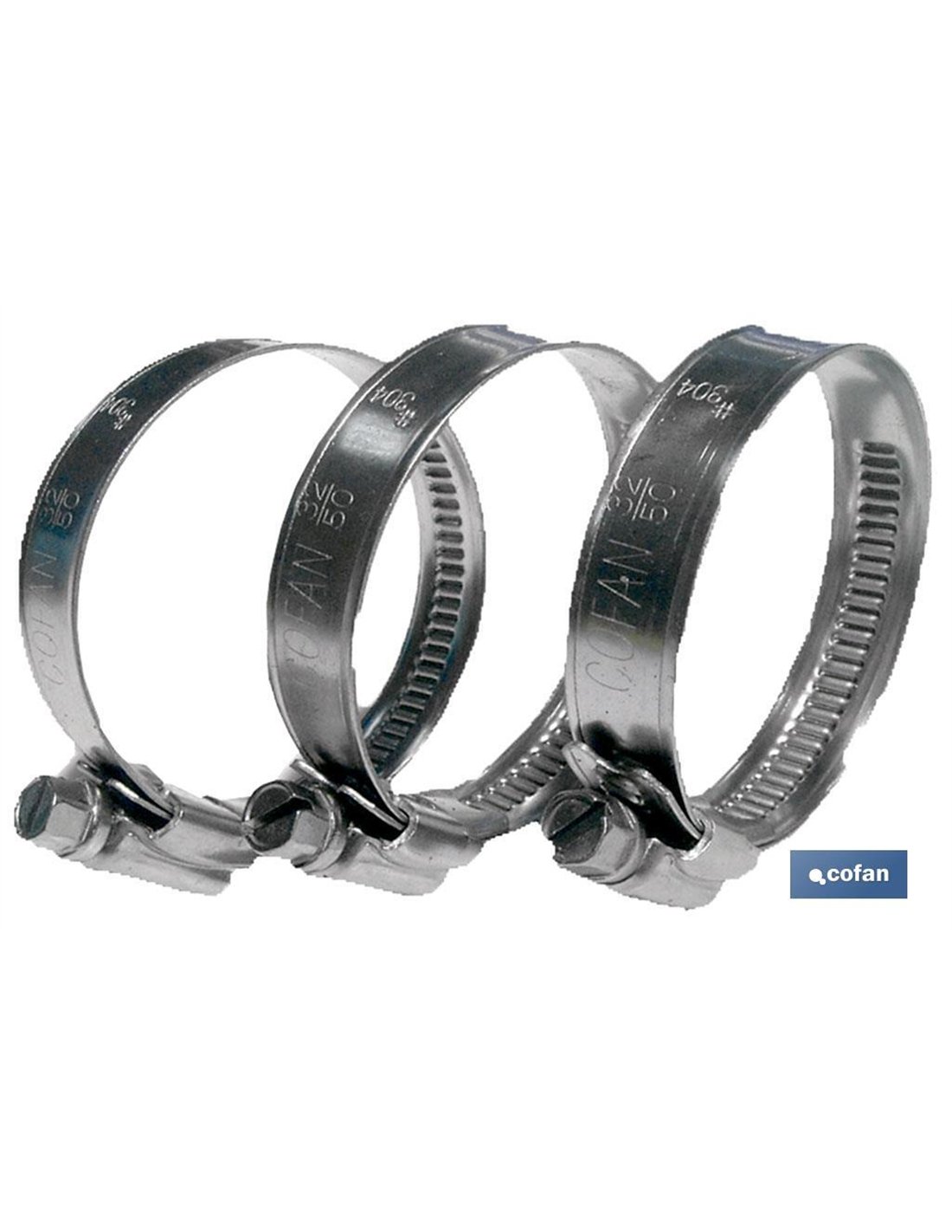 Inox A-2 12-mm-klemme Mit 40–60 Mm Verstellbereich Und Integriertem Gewindehaken