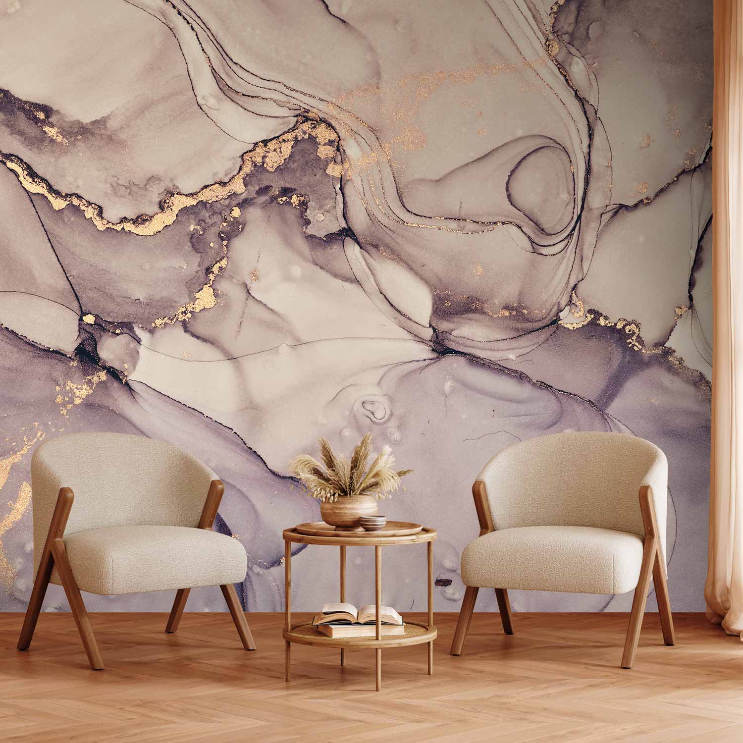 Tapete Artgeist Rosa Marmor 400x280 Cm Elegant