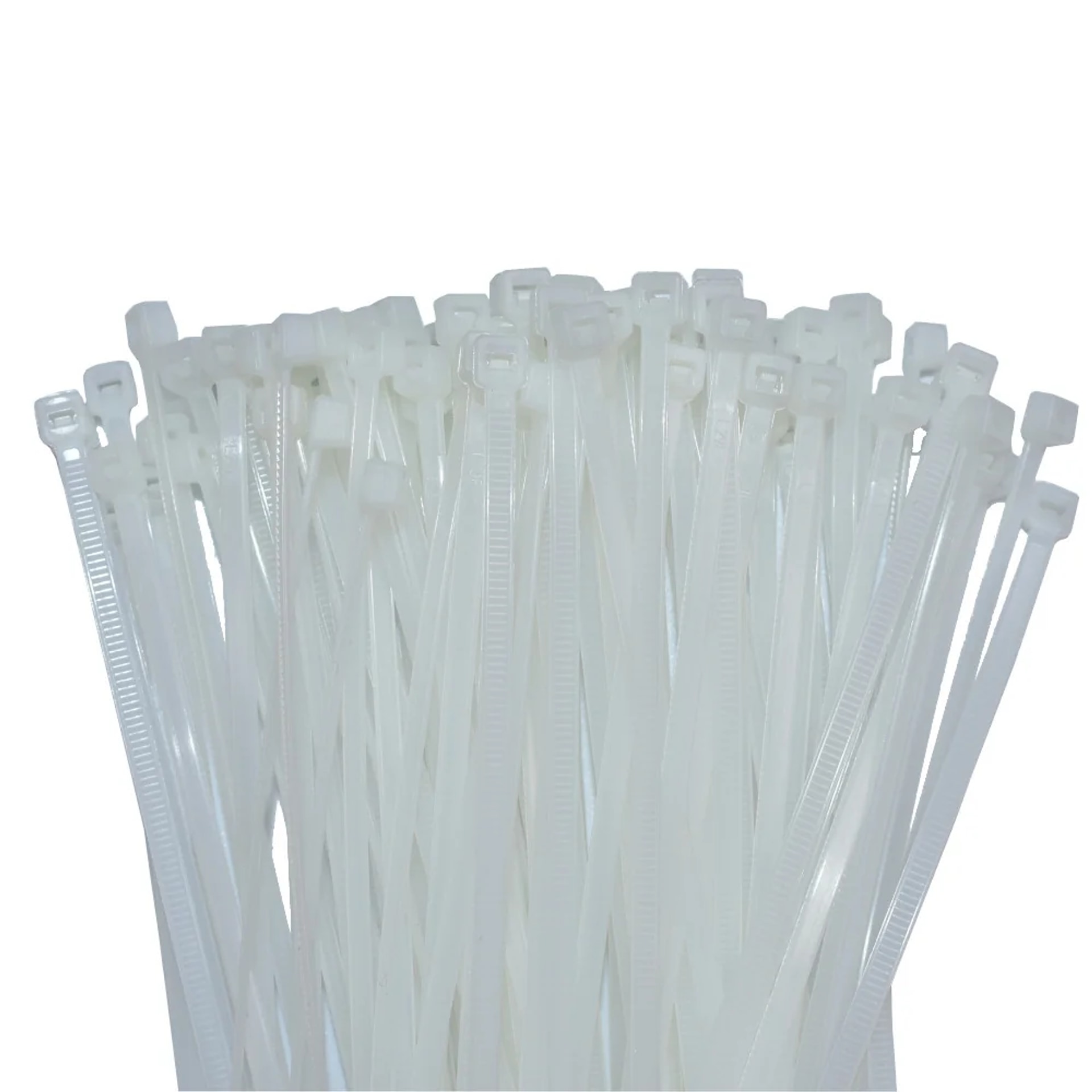 500 Kabelbinder 450x7,6mm Natur (weiss) Pa6.6