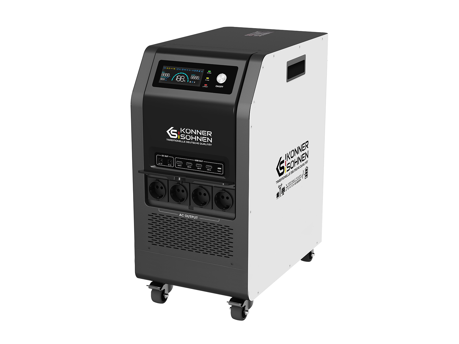 Leistungsstarke Tragbare Powerstation Ks 5200ps Mit Einem Lifepo4-akku mit 5120 Wh Kapazität