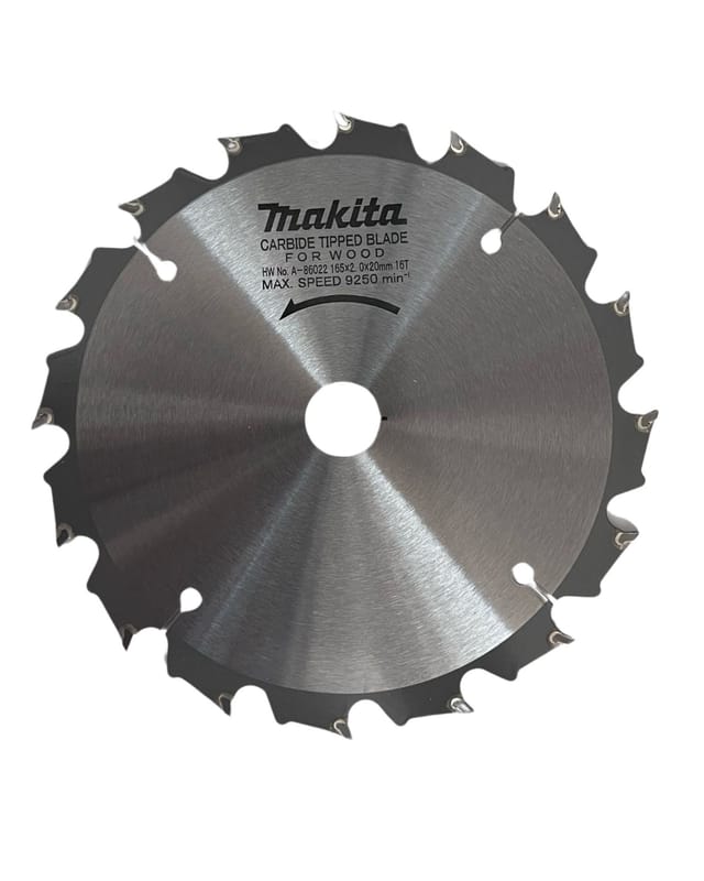Makita A-86022 Tct Kreissägeblatt 165x2x20mm 16t 23°