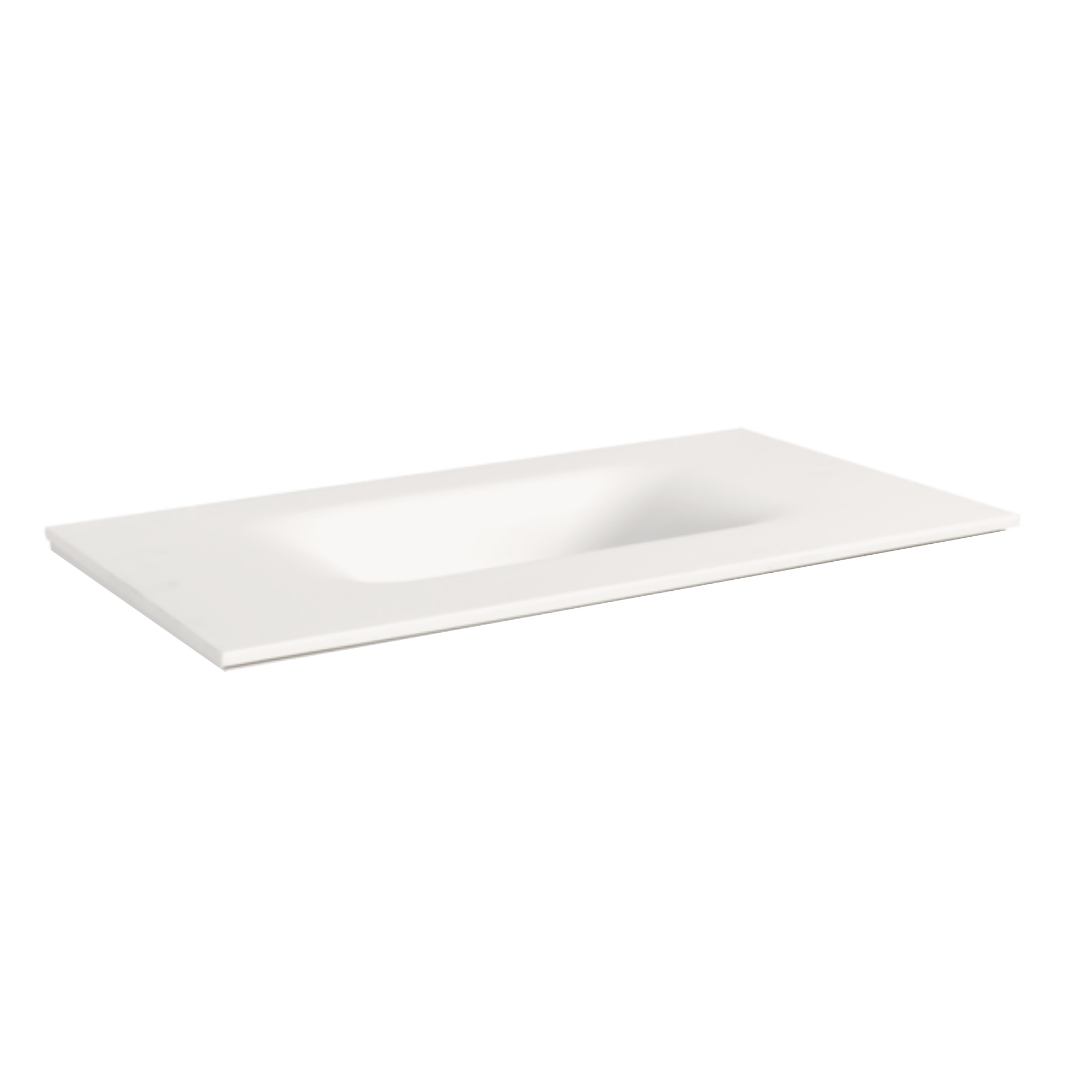 Naturel Natural Verona Weiße Waschbecken 86x52,5x16cm (ve8653bm)