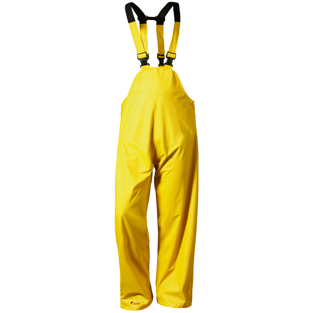 Gr .s (46/48) Halmstad Pu-stretch-latzhose Gelb Halmstad Pu Dungarees