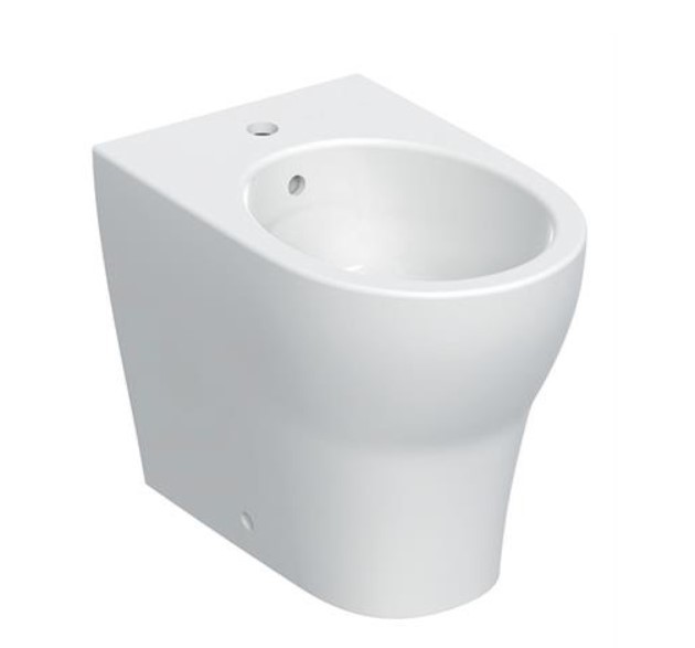 Stand-bidet Weiß Glänzend Geberit Selnova Premium