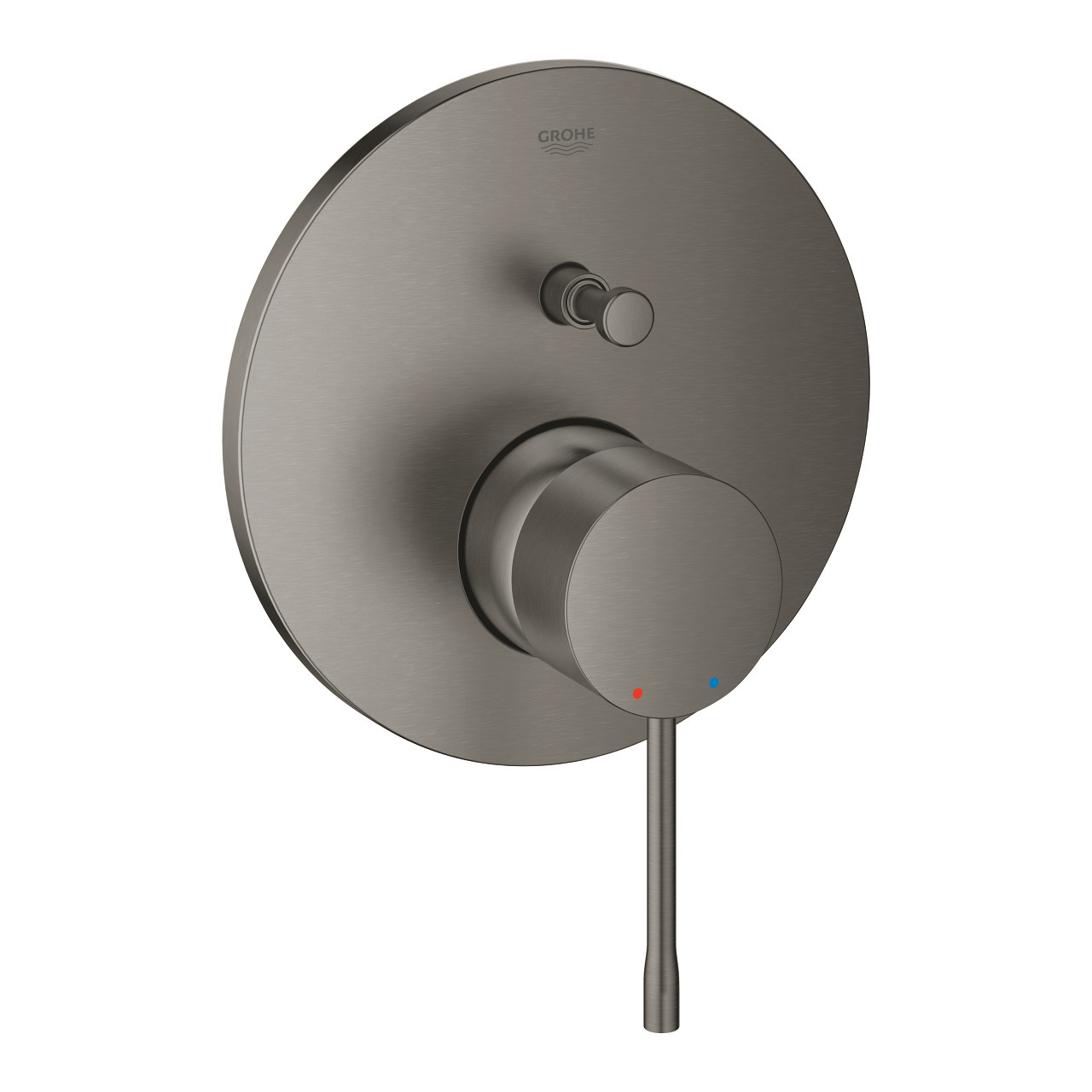 Grohe Essence 2 Wege Einhebelmischer Mit Umsteller, Hard Graphite Brush Finish (24058al1)