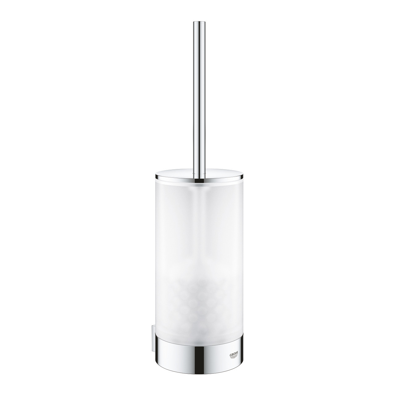 Grohe Selection Wandmontierter Toilettenbürstenhalter Aus Glas Und Metall Mit Versteckter Befestigung, Chrom (41076000)