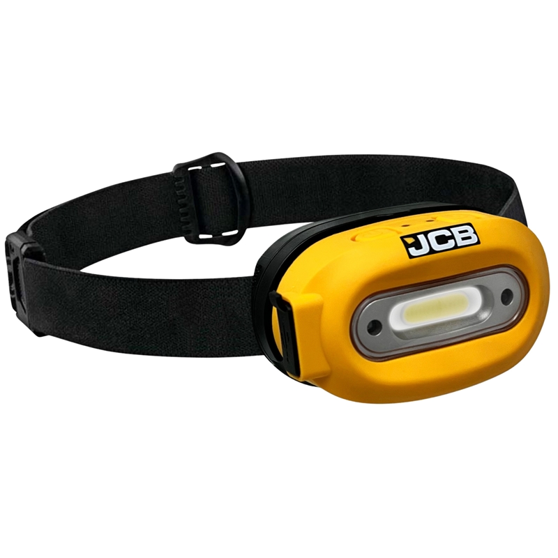 Jcb Akku Led Stirnlampe Ht-xtra 260 Lumen 2 Stufen Akku Integriert Leuchteinheit Abnehmbar Bewegungssensor