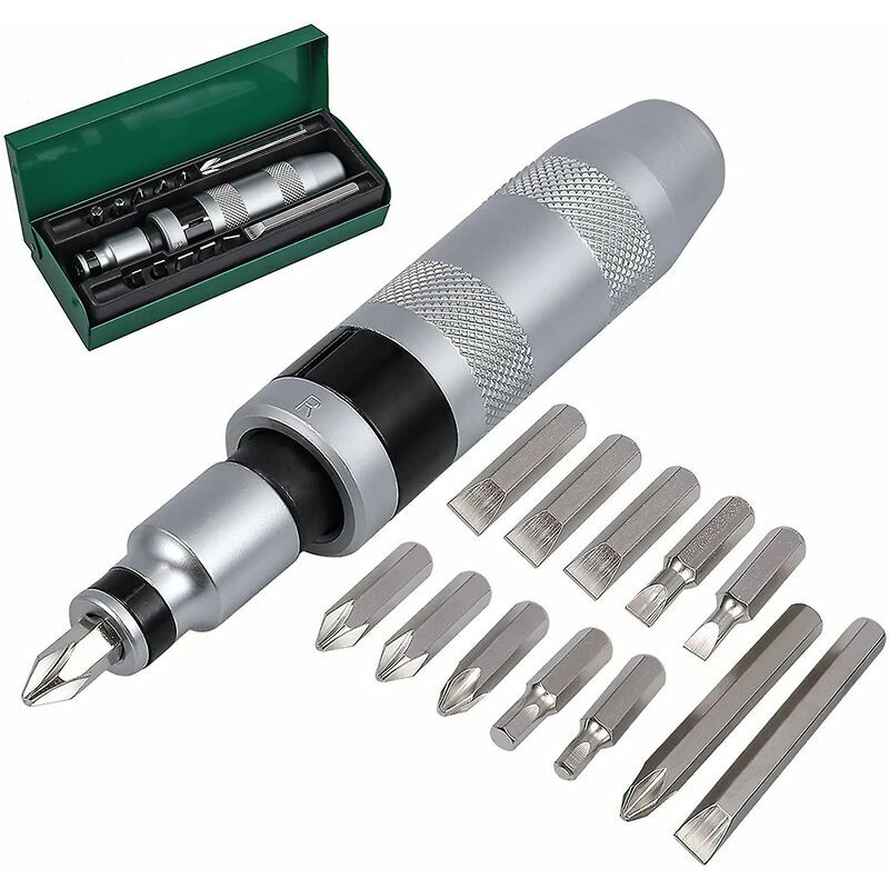 Ulisem 13-teiliges 1/2"-schlagschrauber-bit-set Für Robuste Sechskant- Und Kreuzschlitzbits