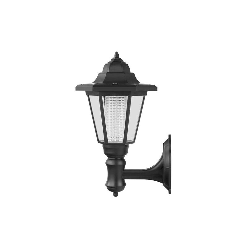 Wasserdichte Solar-außenleuchte, Led-solarstrahler, Ip44-wandleuchte, 28 X 18 Cm, Für Garten, Zäune, Mauern, Hof, Warmes Licht