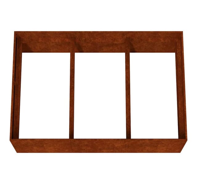 Hochbeet 120x80x40 Cm Cortenstahl Vidaxl