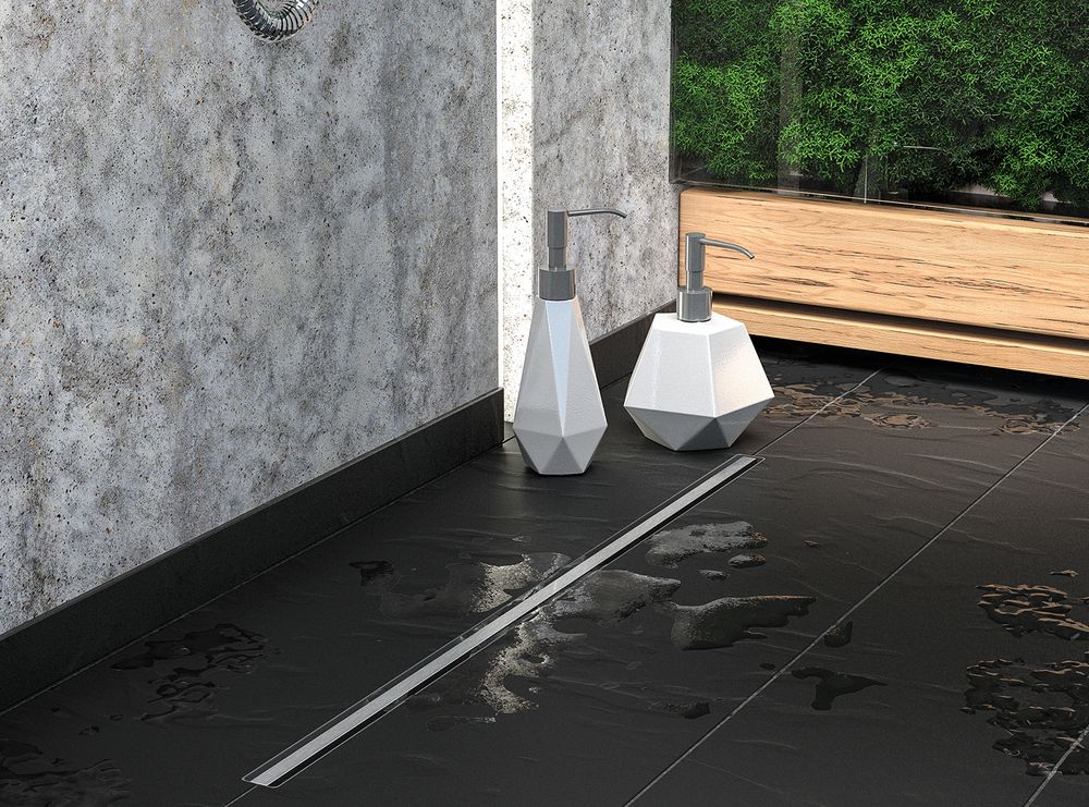 Caniveau De Douche, Siphon De Sol 60 Cm Slim
