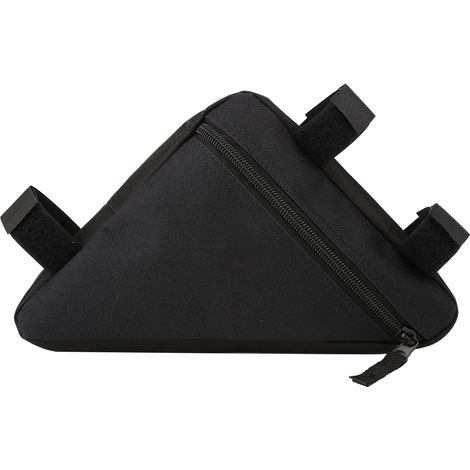 Schnellspanner-vordersattel, Fahrradzubehör, Oberrohr, Dreieckige Werkzeugtasche (schwarz)