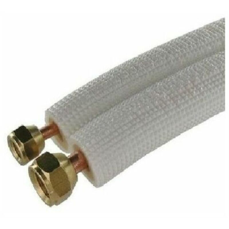 Ahlsen – 3 M M1 Doppelrohr-kältemittelanschluss – Vormontierte 1/4"- Und 3/8"-fittings – 6 Und 10 Mm Kupferrohre – Kompatibel Mit R22, R407c, R410a, R507a